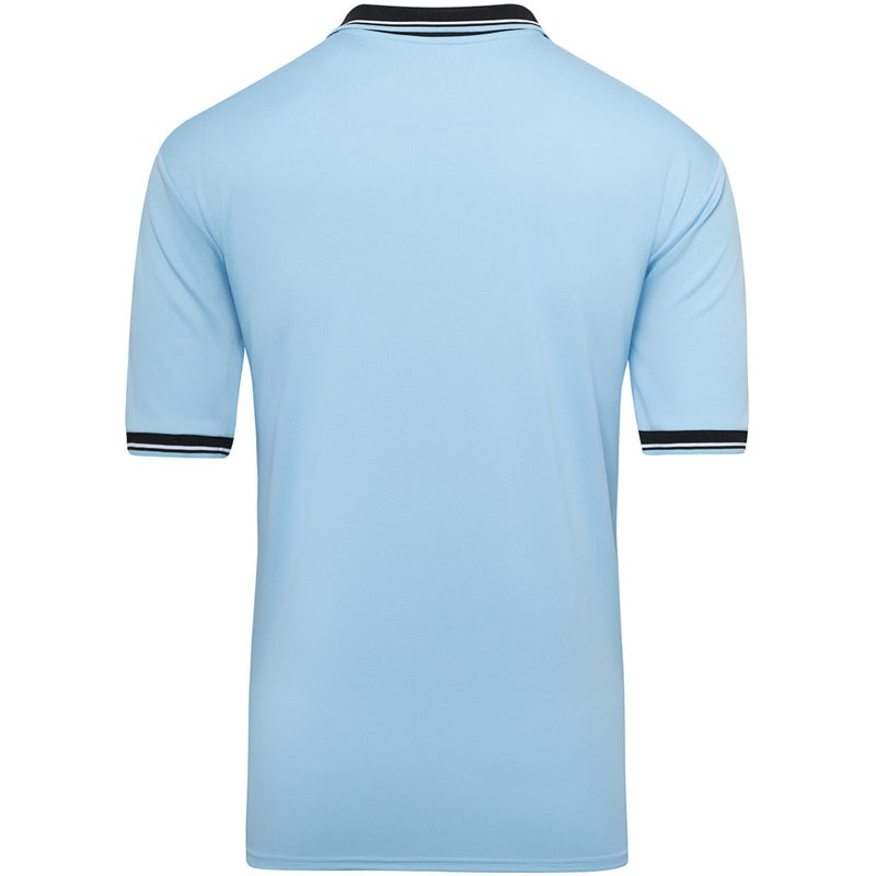 Murray Sporting Goods Short Sleeve Polo Baseball and Softball Umpire Shirt - Sized for Chest Protector (Light Blue, X-Large) - Image 3